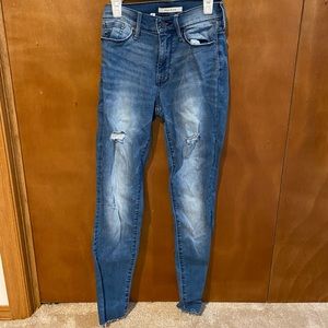 high rise pacsun jeggings size 23